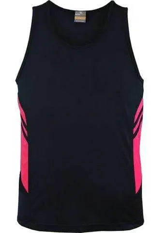Aussie Pacific Tasman Kids Singlet 3111 Casual Wear Aussie Pacific Navy/Neon Pink 4